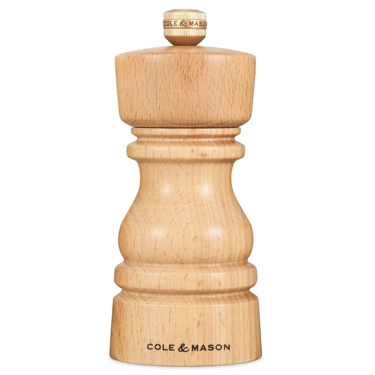 Cole & Mason London Natural Beech Salt & Pepper Mills - Image 2