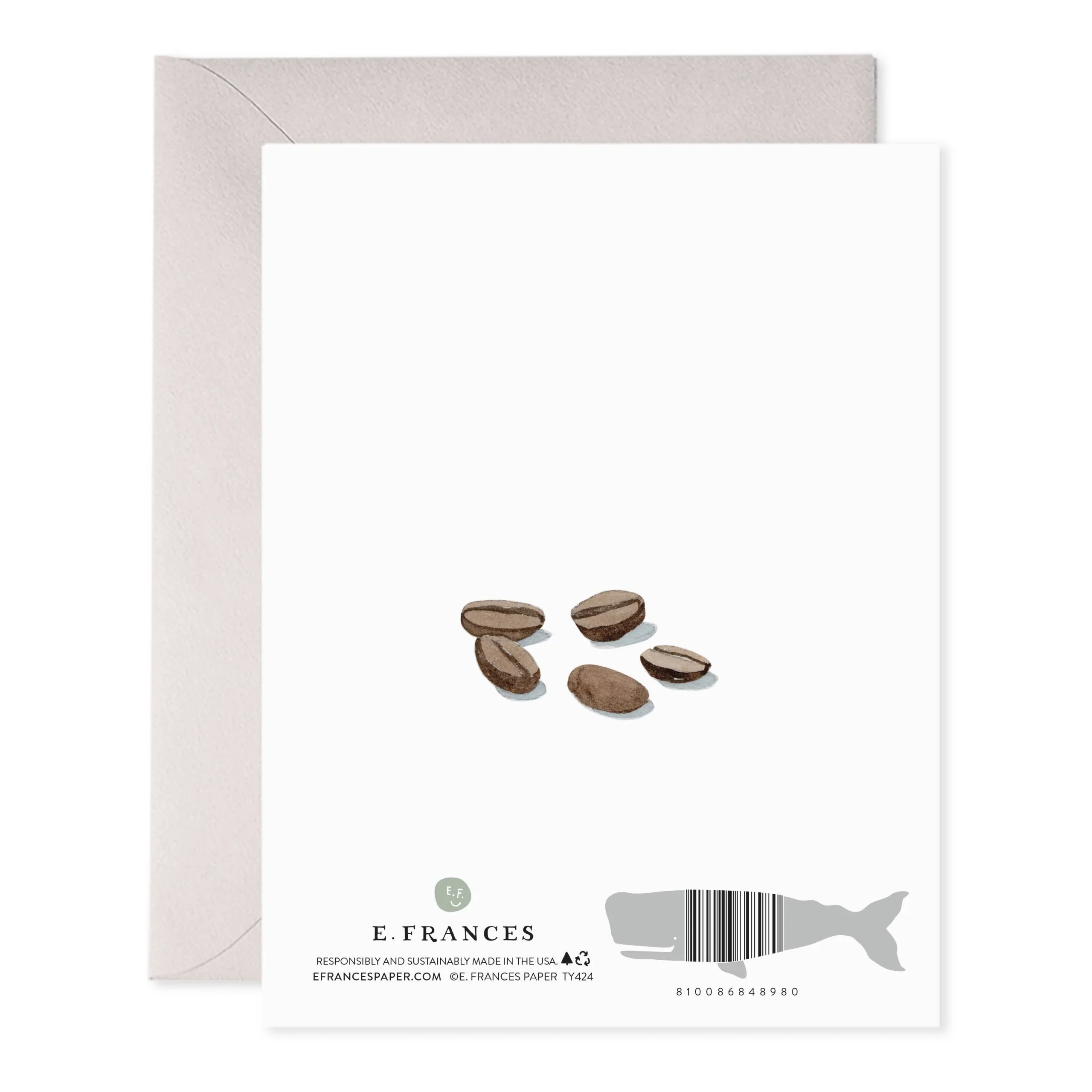 Espresso Thanks Greeting Card - Image 2