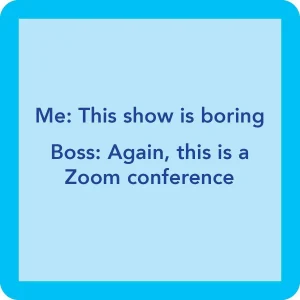 Zoom Coaster | Funny Party Gift | Home Bar Decor