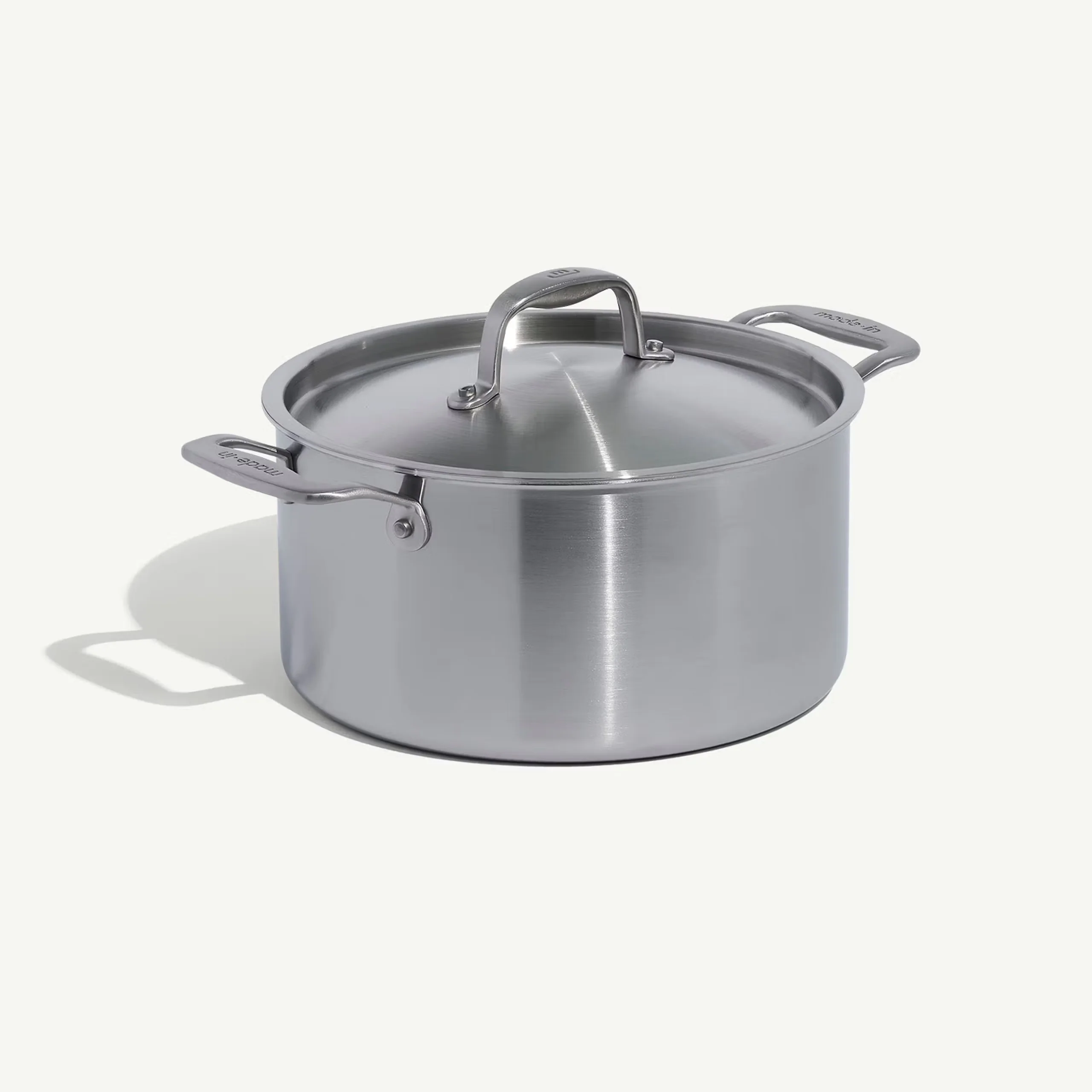 Made In Stainless Clad Stock Pot. 6 Qt