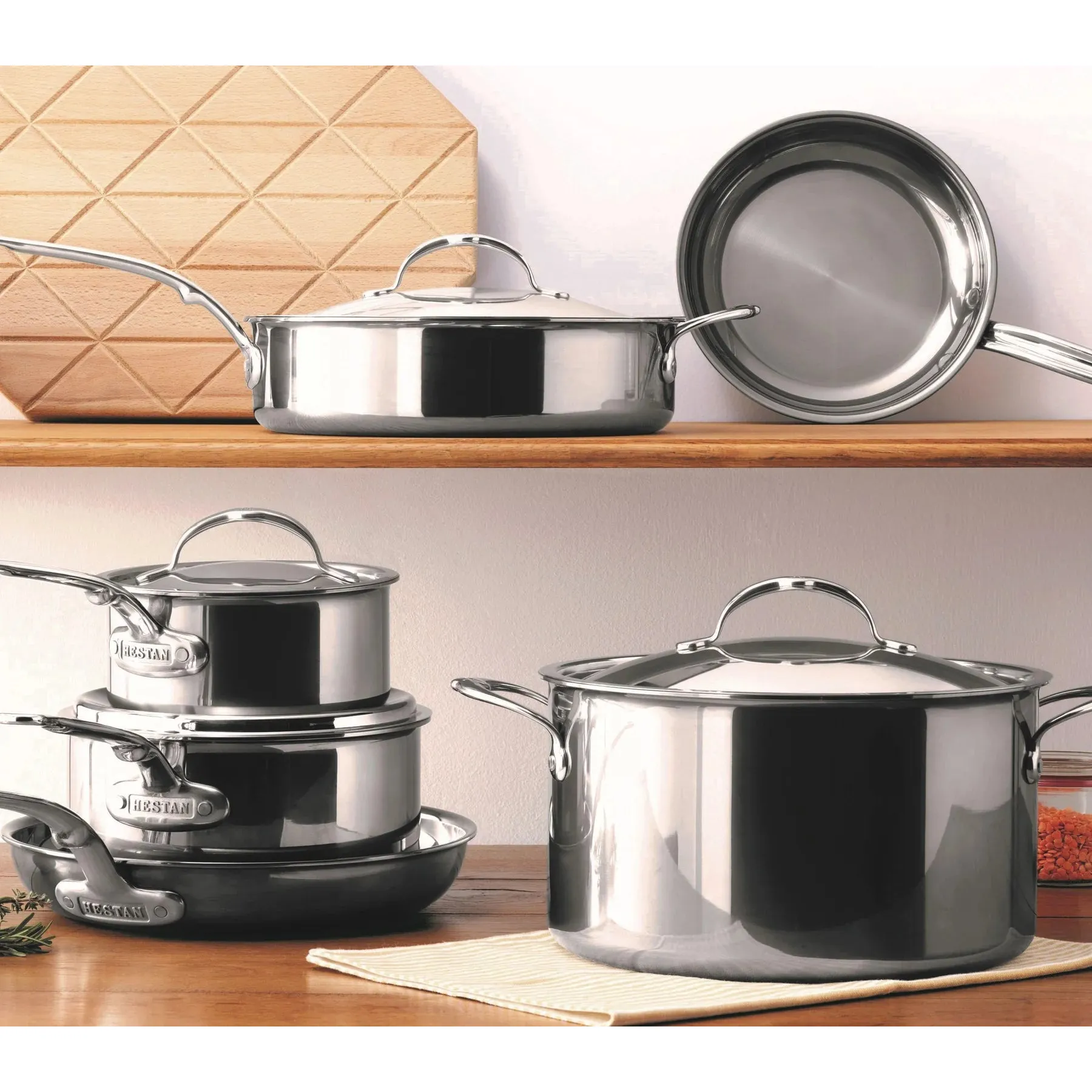 Hestan 10-Piece Titanium Ultimate Cookware Set - Image 4