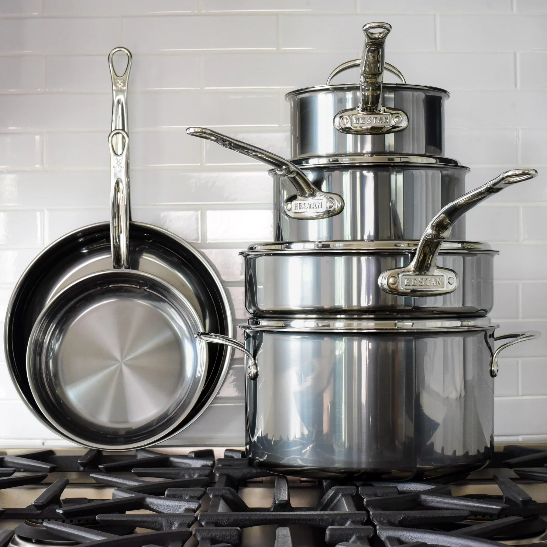 Hestan 10-Piece Titanium Ultimate Cookware Set - Image 5