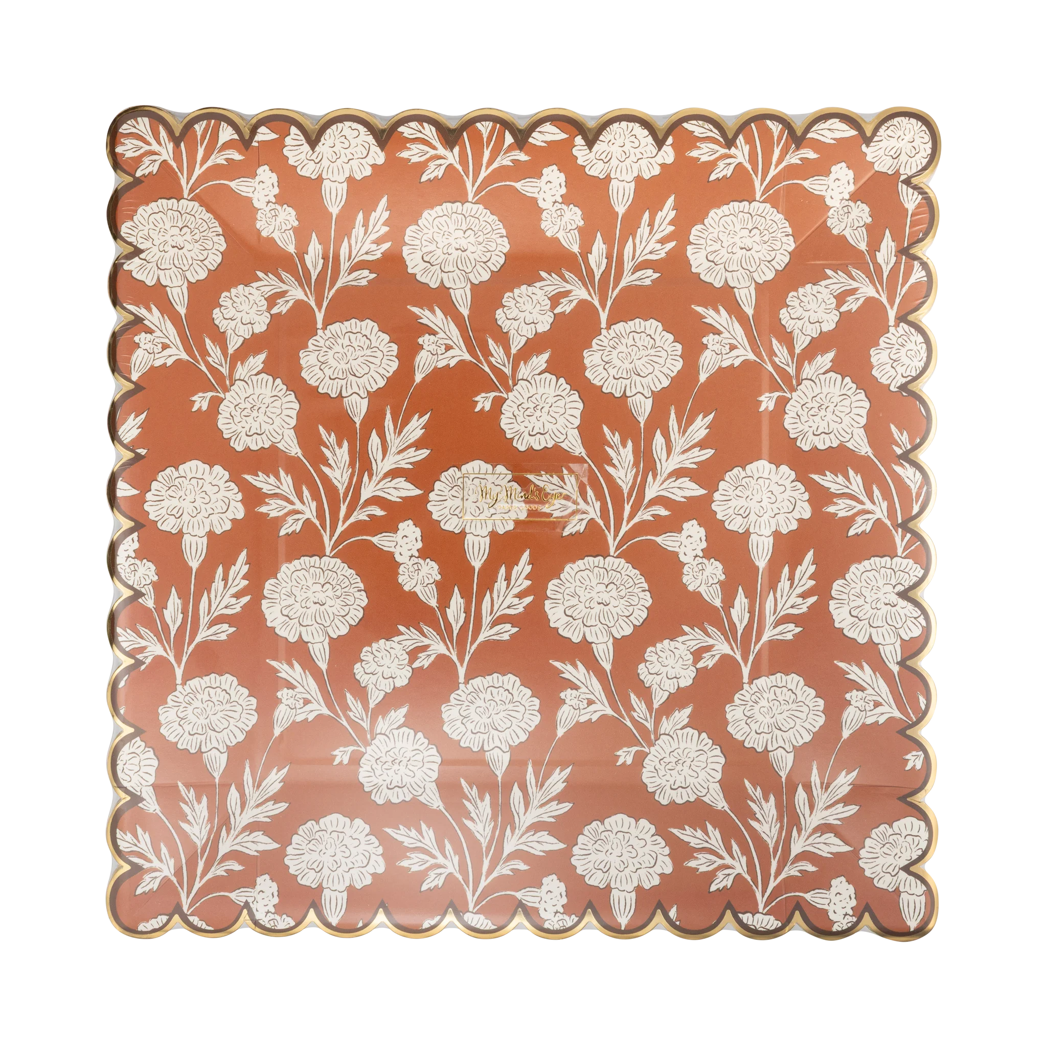 Fall Flora 9 Paper Plate - Image 2