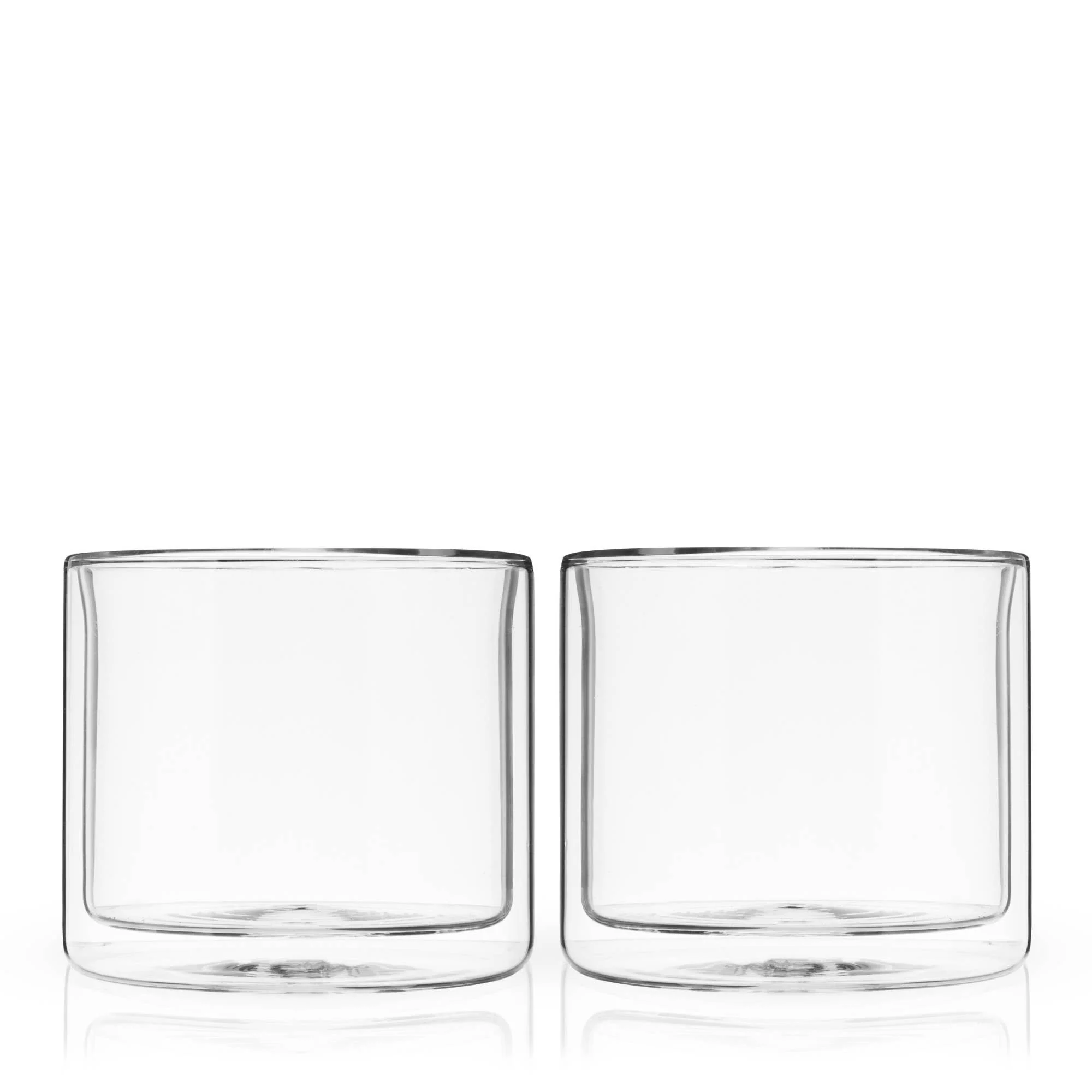 Double Walled Old Fashioned Glasses Set of 2 - Image 3