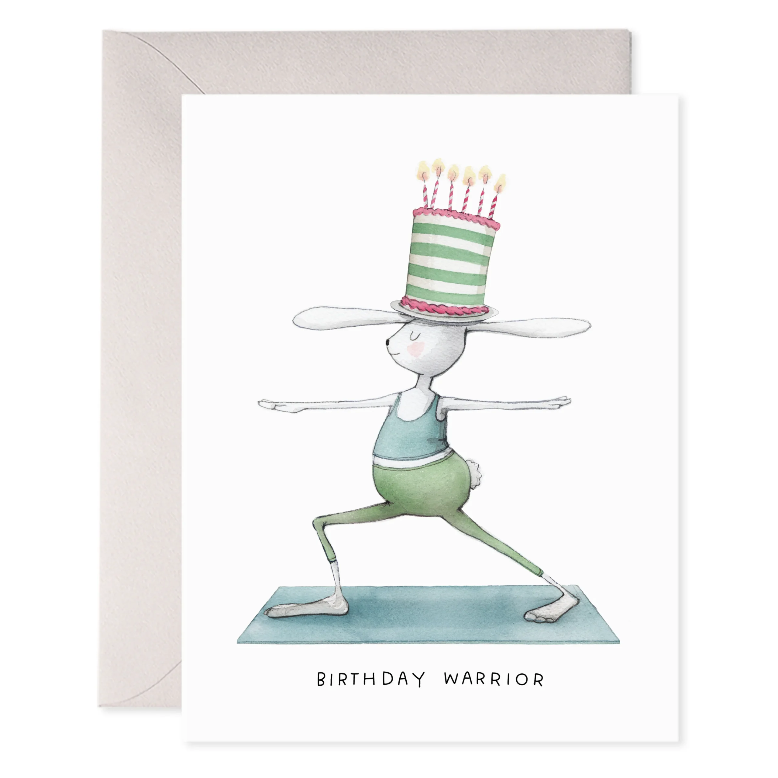 Birthday Warrior Greeting Card