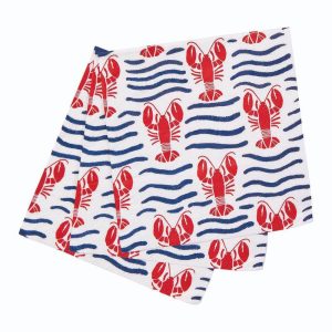 Lobster Waves Paper Cocktail Napkins (Pack of 25)