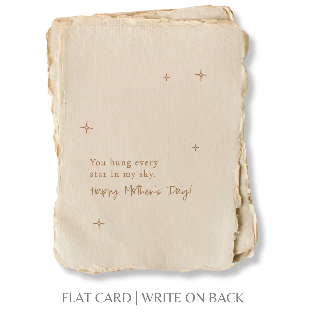 You hung every star in my sky | Mother's Day Card - Image 2