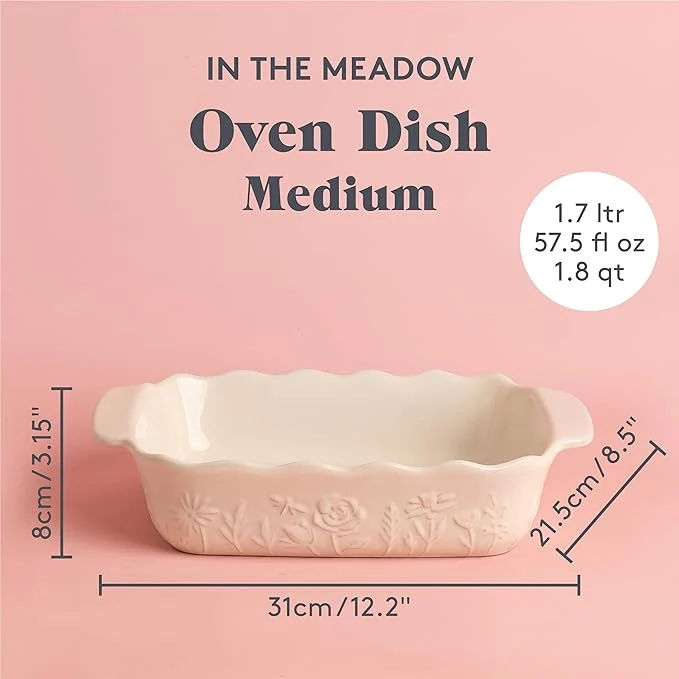 In the Meadow Small Rectangular Oven Dish - Image 3