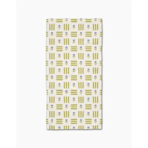 Scandi Garden Geometry Bar Towel
