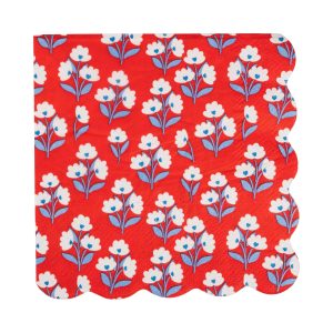 Floral Cocktail Paper Napkin Set