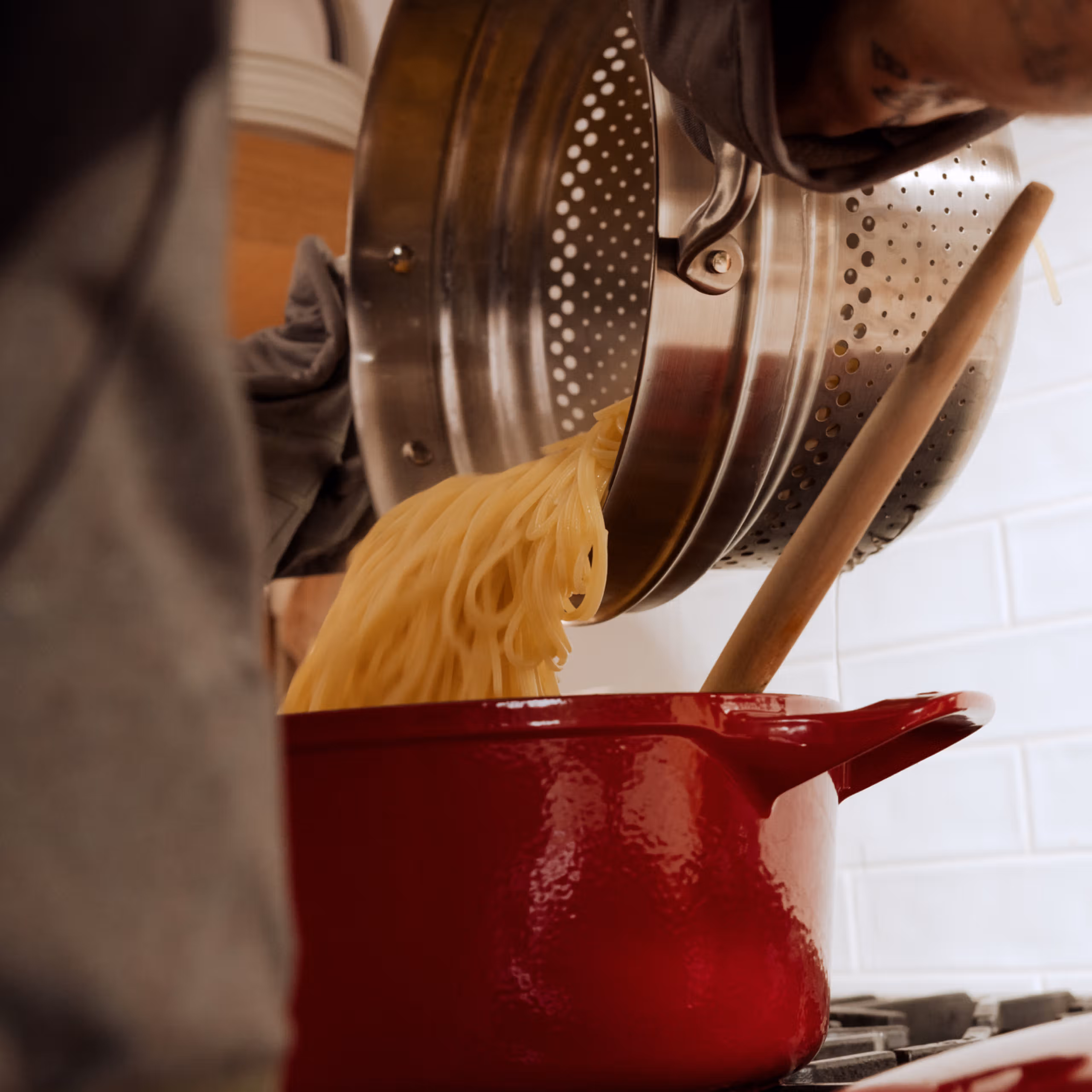 Made In Stainless Steel Pasta Insert - Image 7