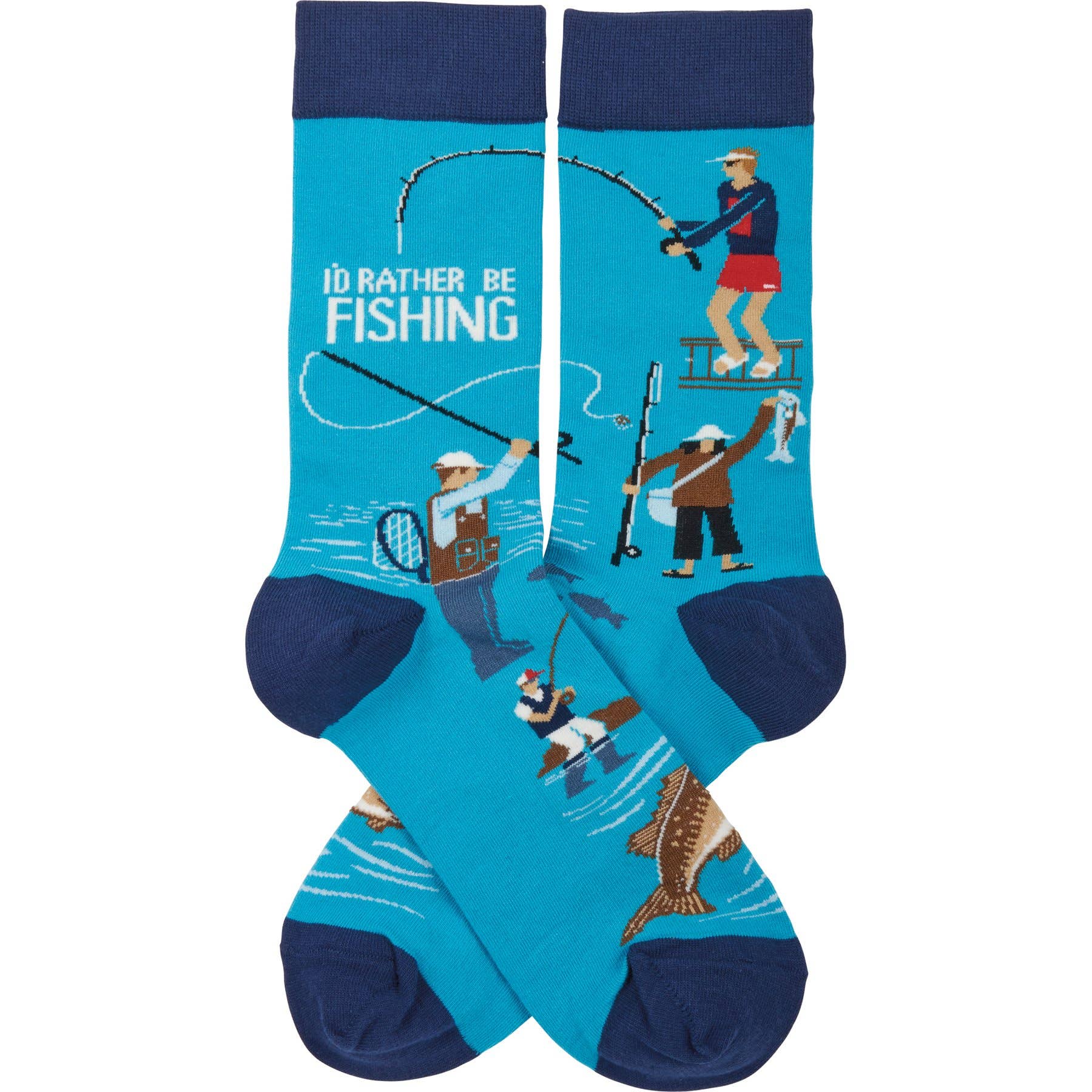I'd Rather Be Fishing Socks - Image 2