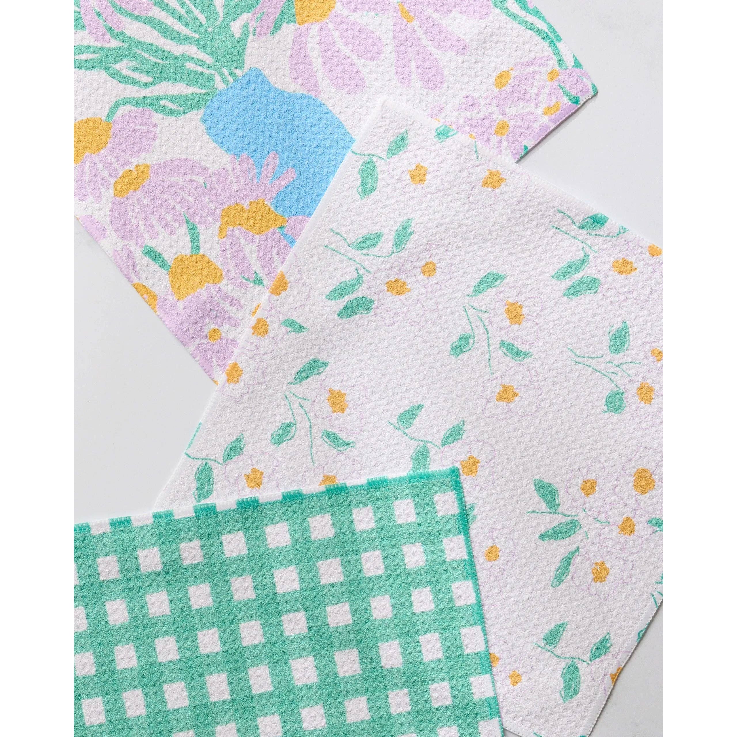 Dreaming of Florals Dishcloth Set - Image 2