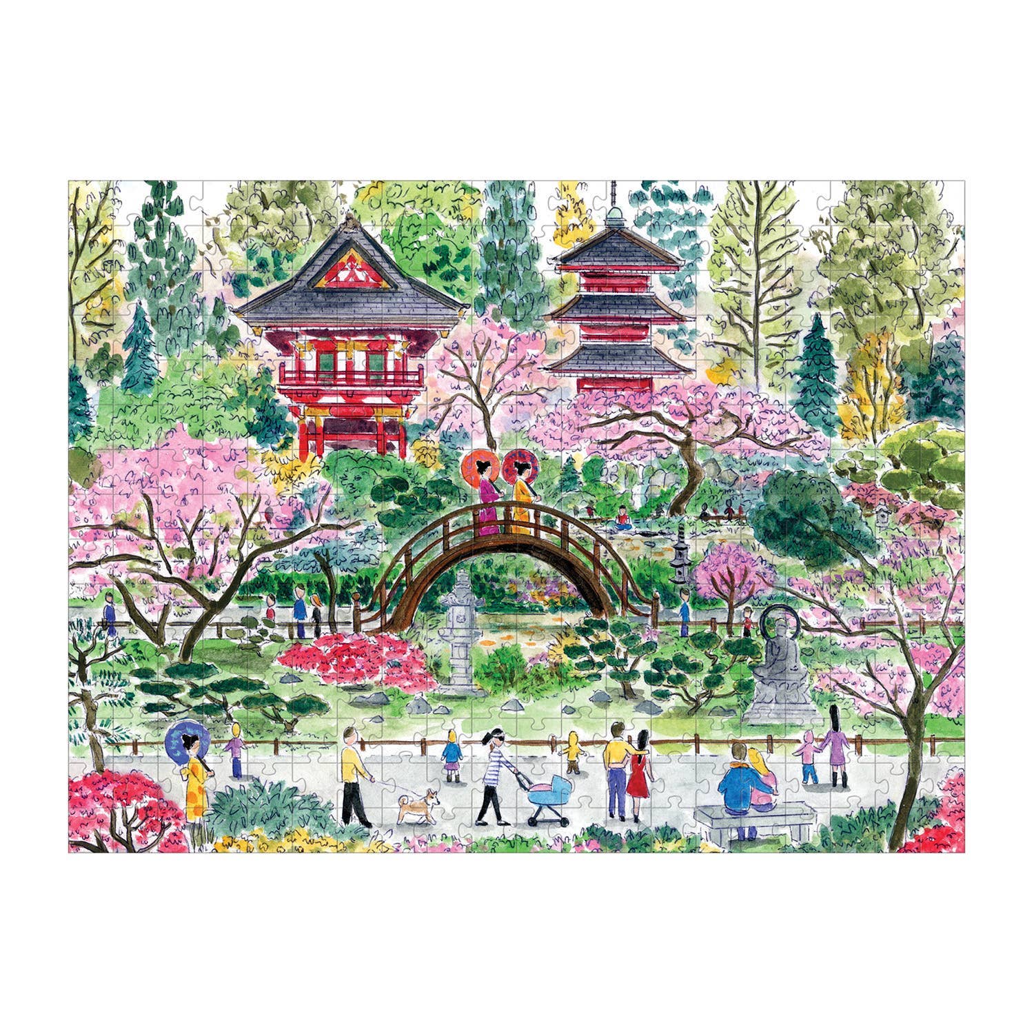 Michael Storrings Japanese Tea Garden 300 Piece Puzzle - Image 2