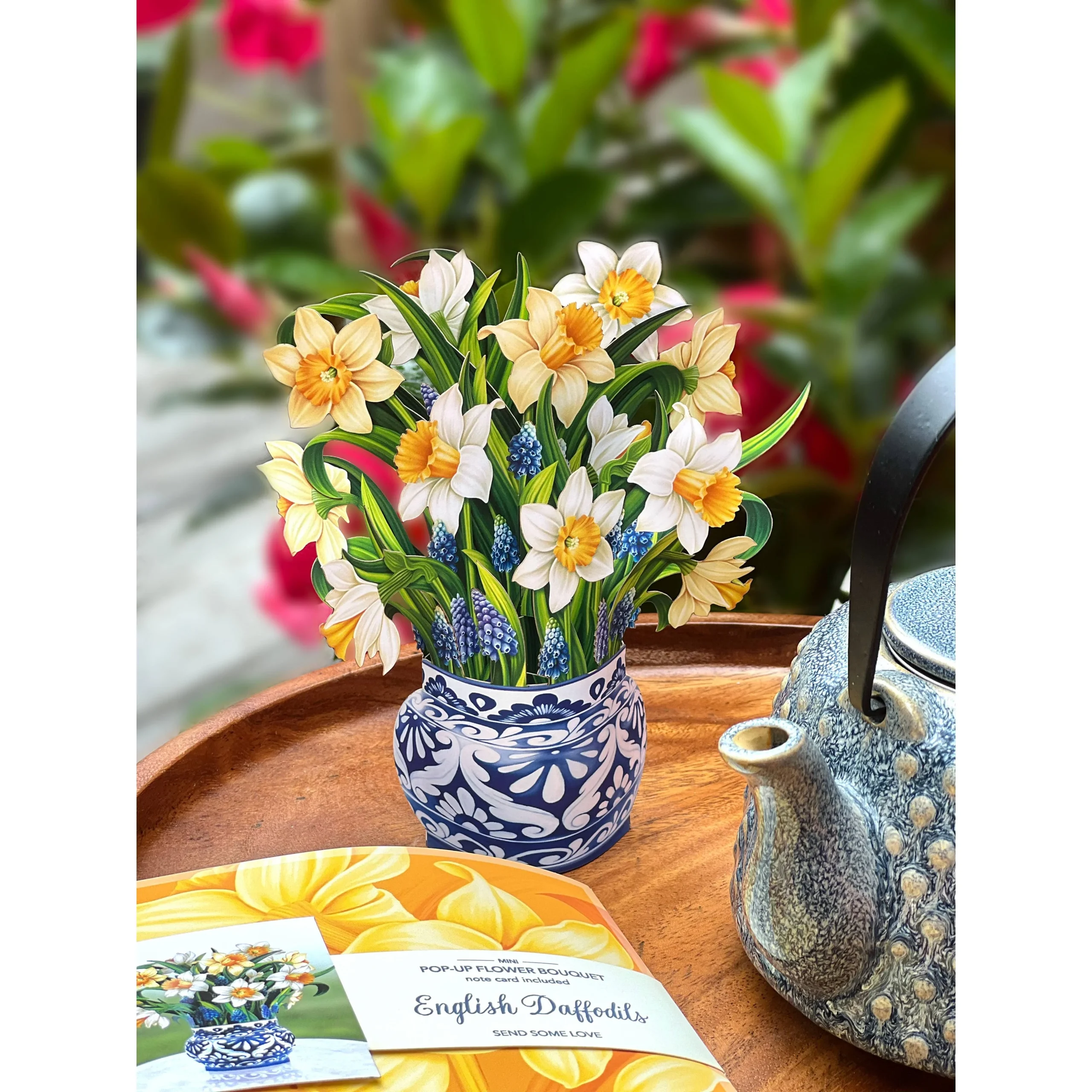 Mini English Daffodils Pop-up Greeting Cards - Image 5