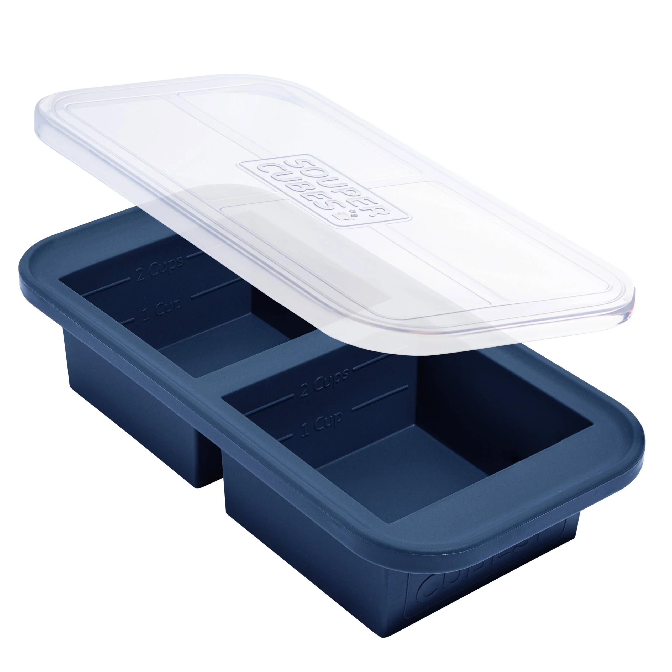 Souper Cubes 2-Cup Silicone Freezing Tray: Aqua - Image 11