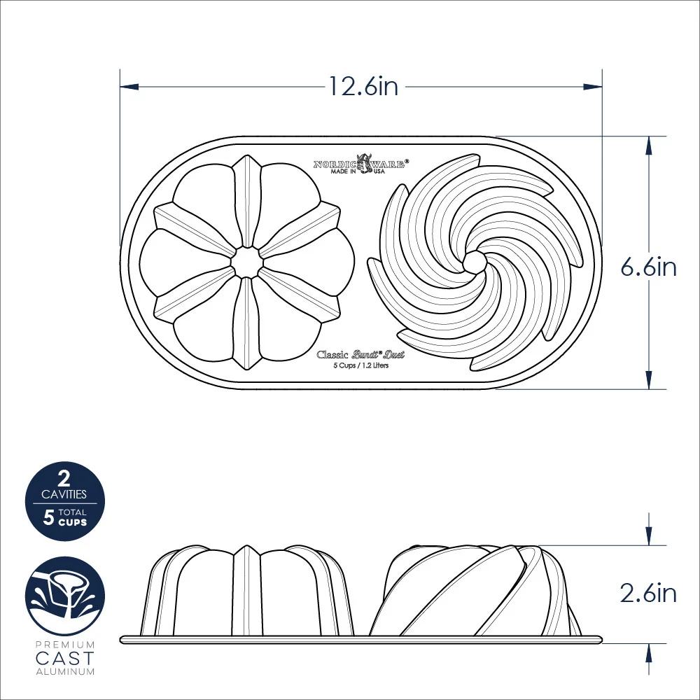 Nordic Ware Bundt ® Duet Pan - Image 5