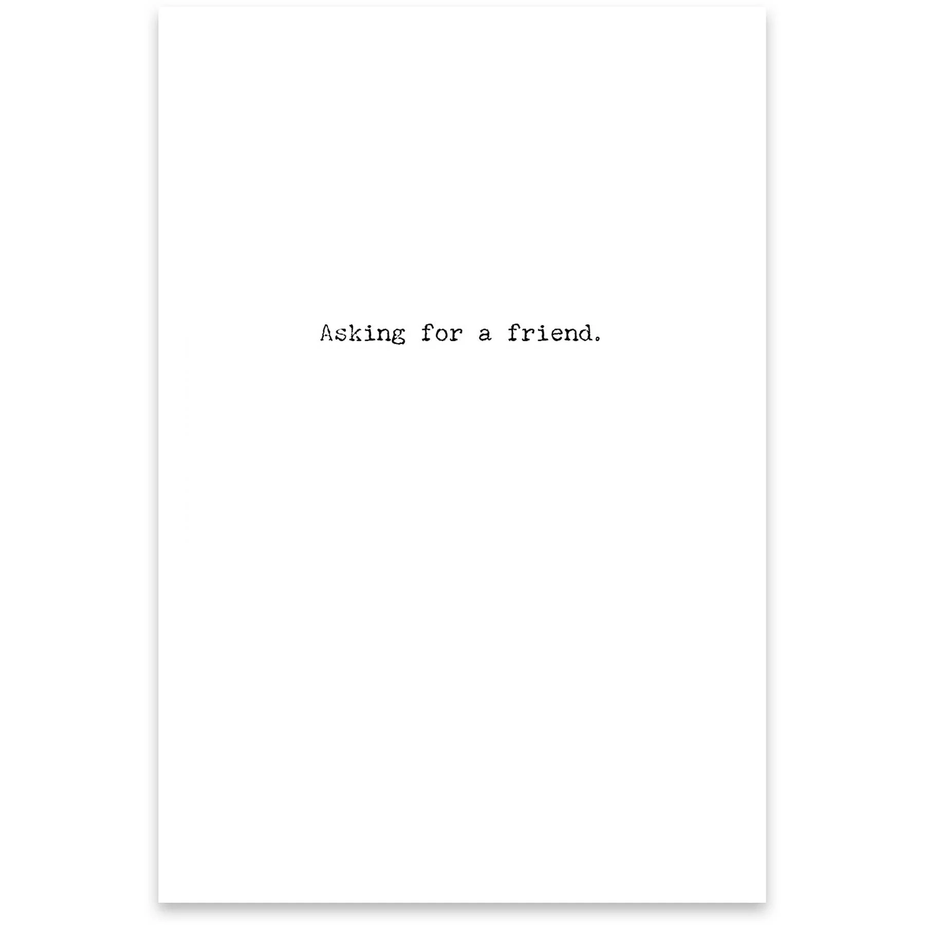 For A Friend Greeting Card - Image 2