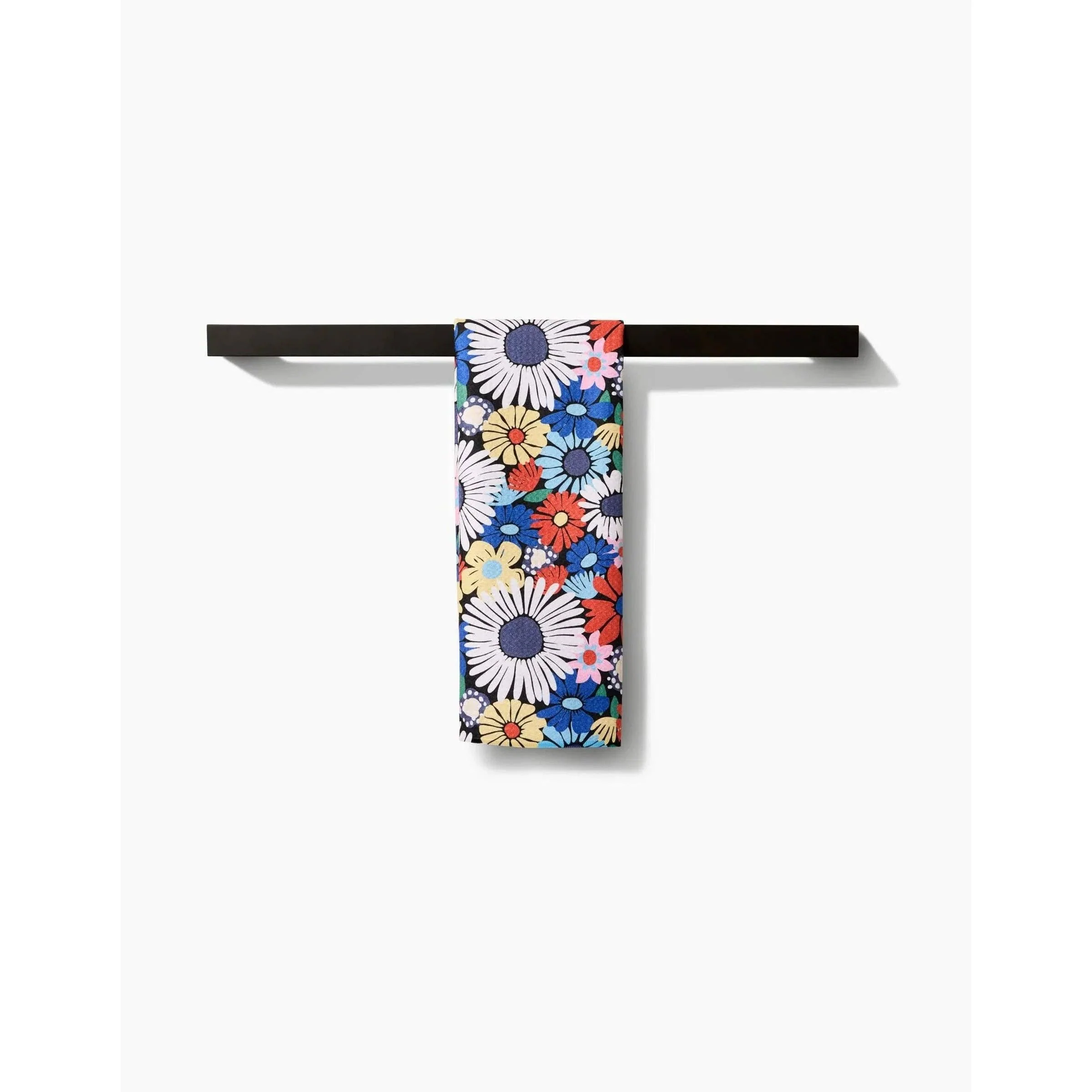 Wildflowers Bouquet Geometry Tea Towel - Image 4