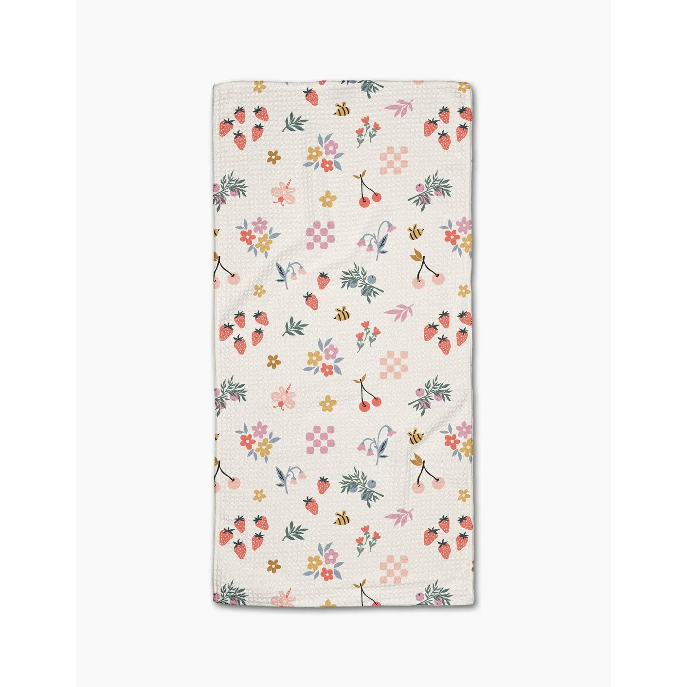 North Meadow Morning Geometry Bar Towel