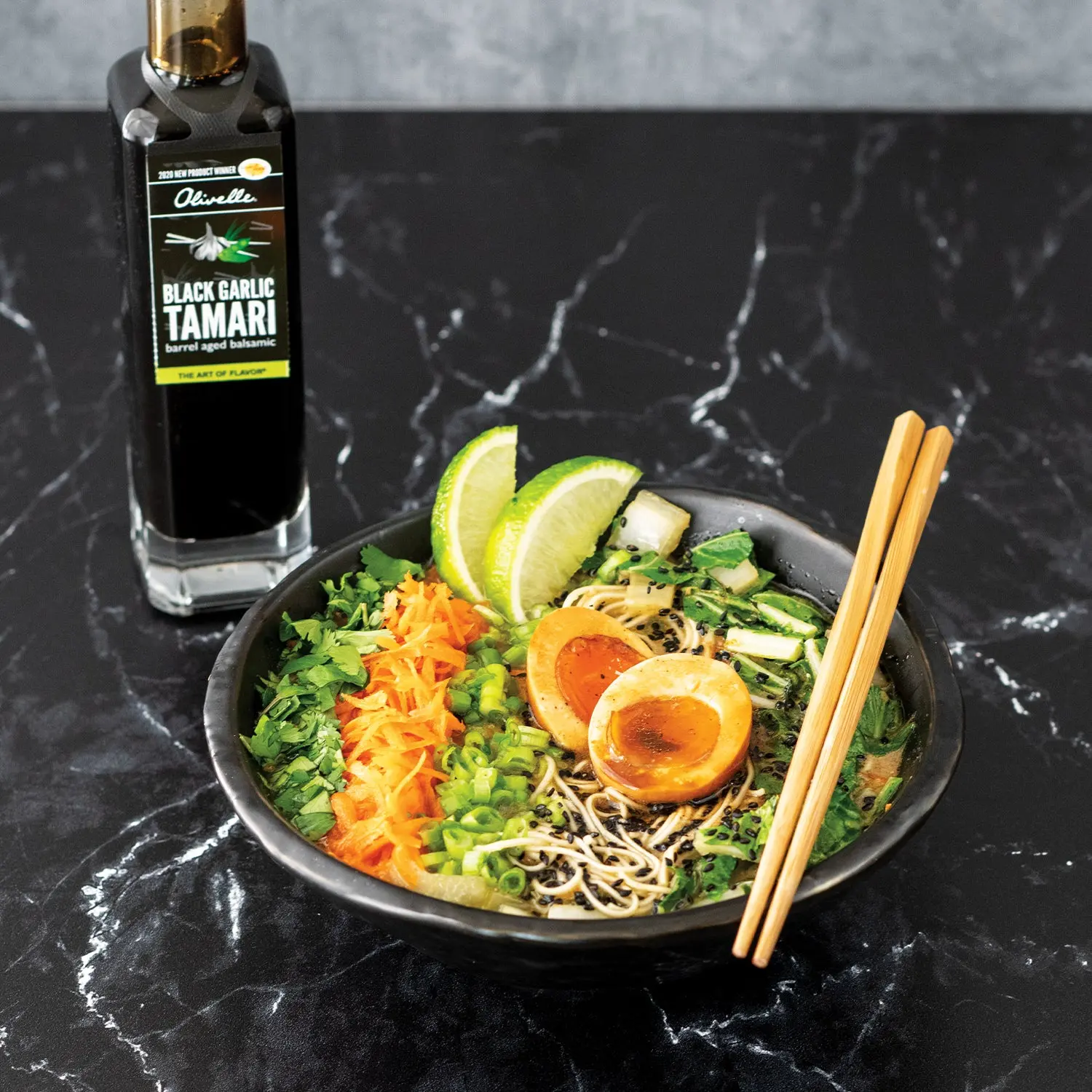 Black Garlic Tamari Soy Barrel Aged Balsamic - Image 2