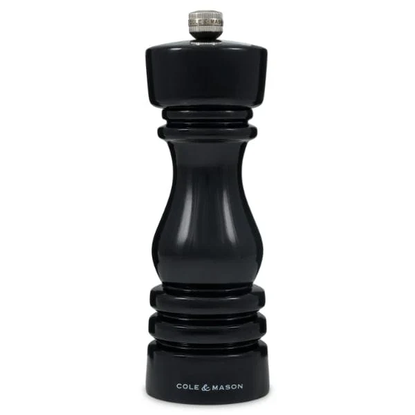 Black Gloss Salt Mill