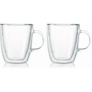 Bodum Bistro Double Wall Thermo-Glass Mugs (Set of 2)
