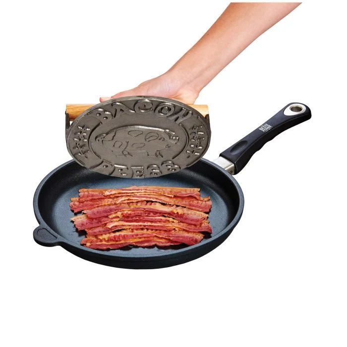 Cast-Iron Bacon Grill Press - Image 2