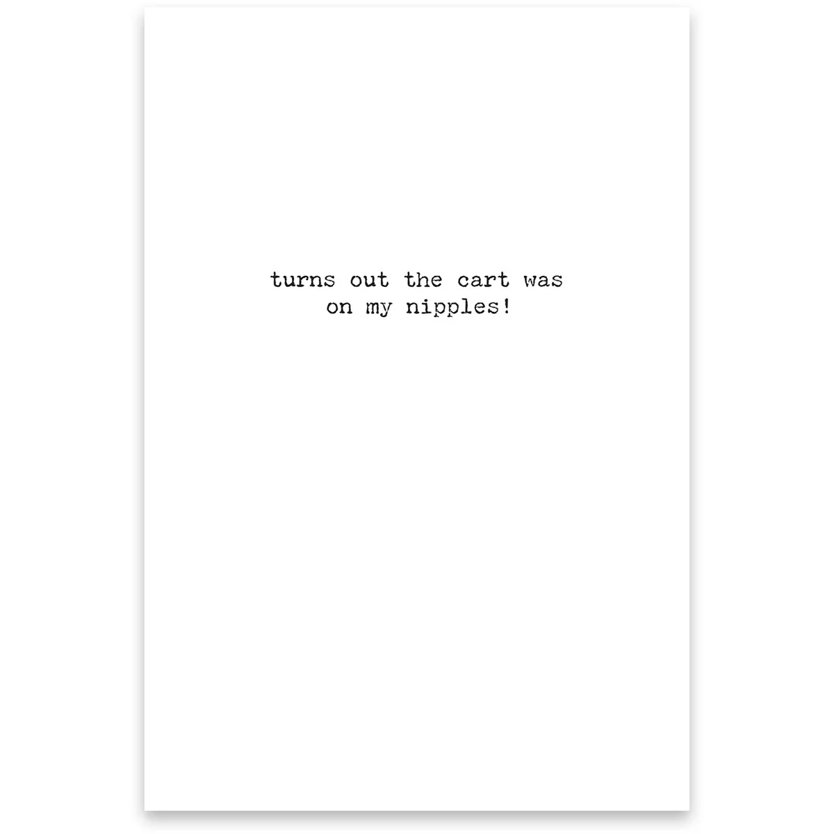Chest Pains Greeting Card - Image 2
