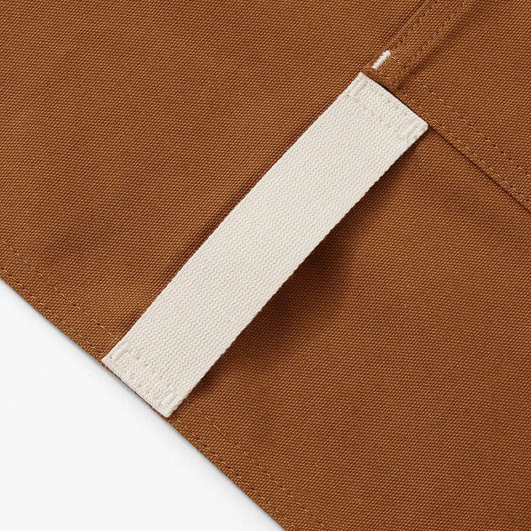 Hedley & Bennett Essential Apron in Cider Brown w/ Vanilla Straps - Image 3