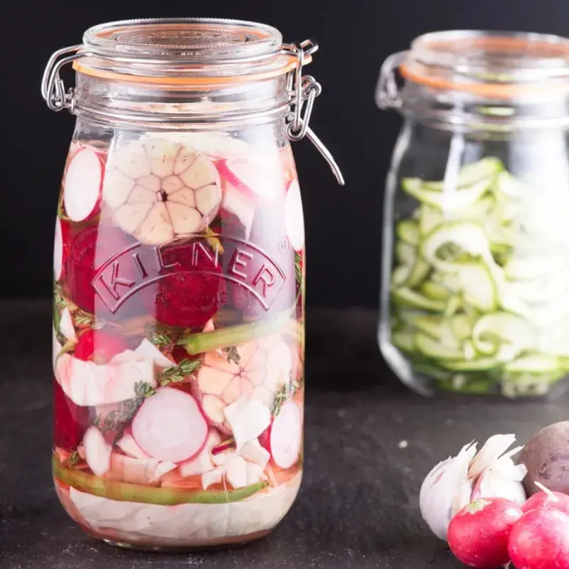 Clip Top Round Jar 1.5 Litre - Image 2