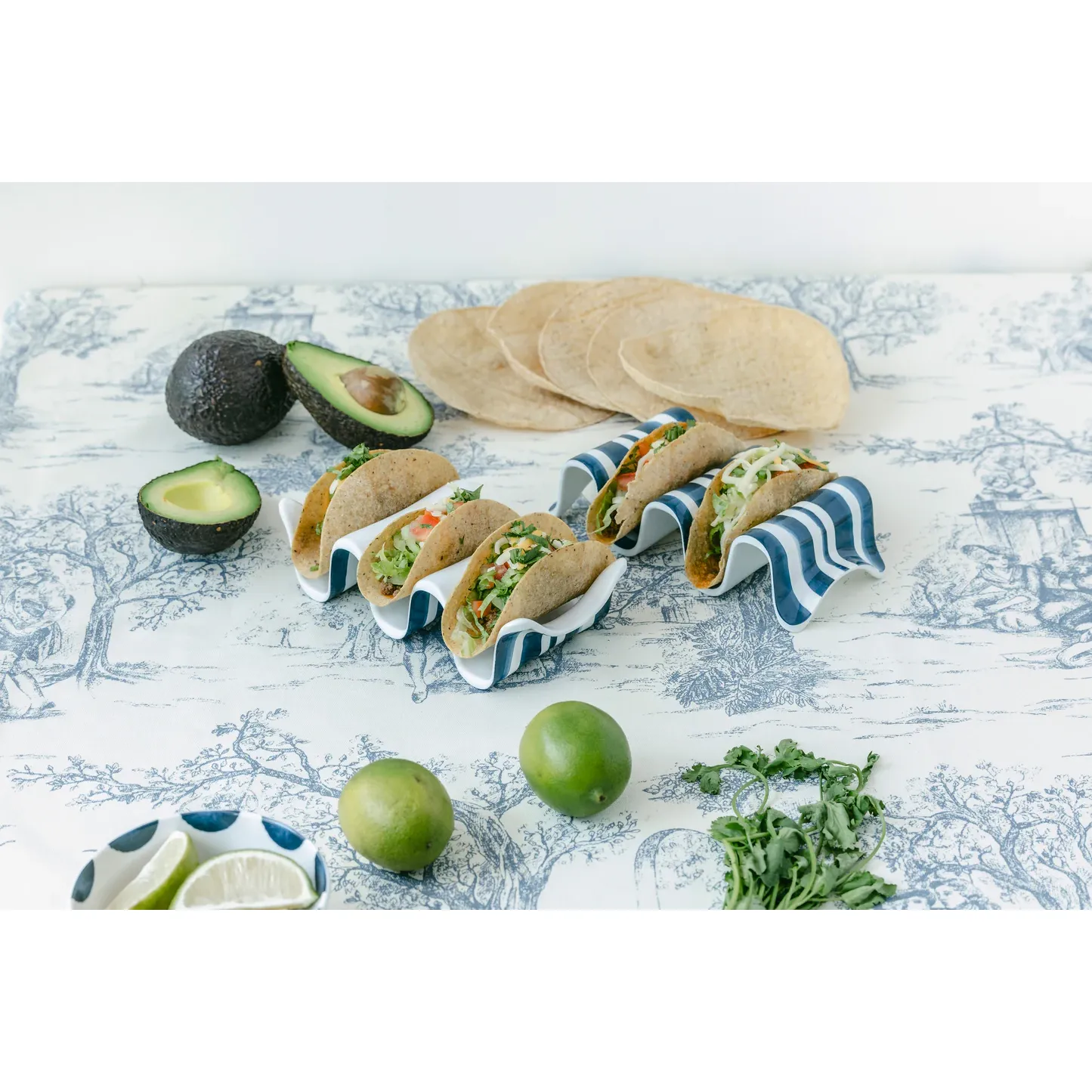 Taco Holder in Coastal Stripe - Image 3