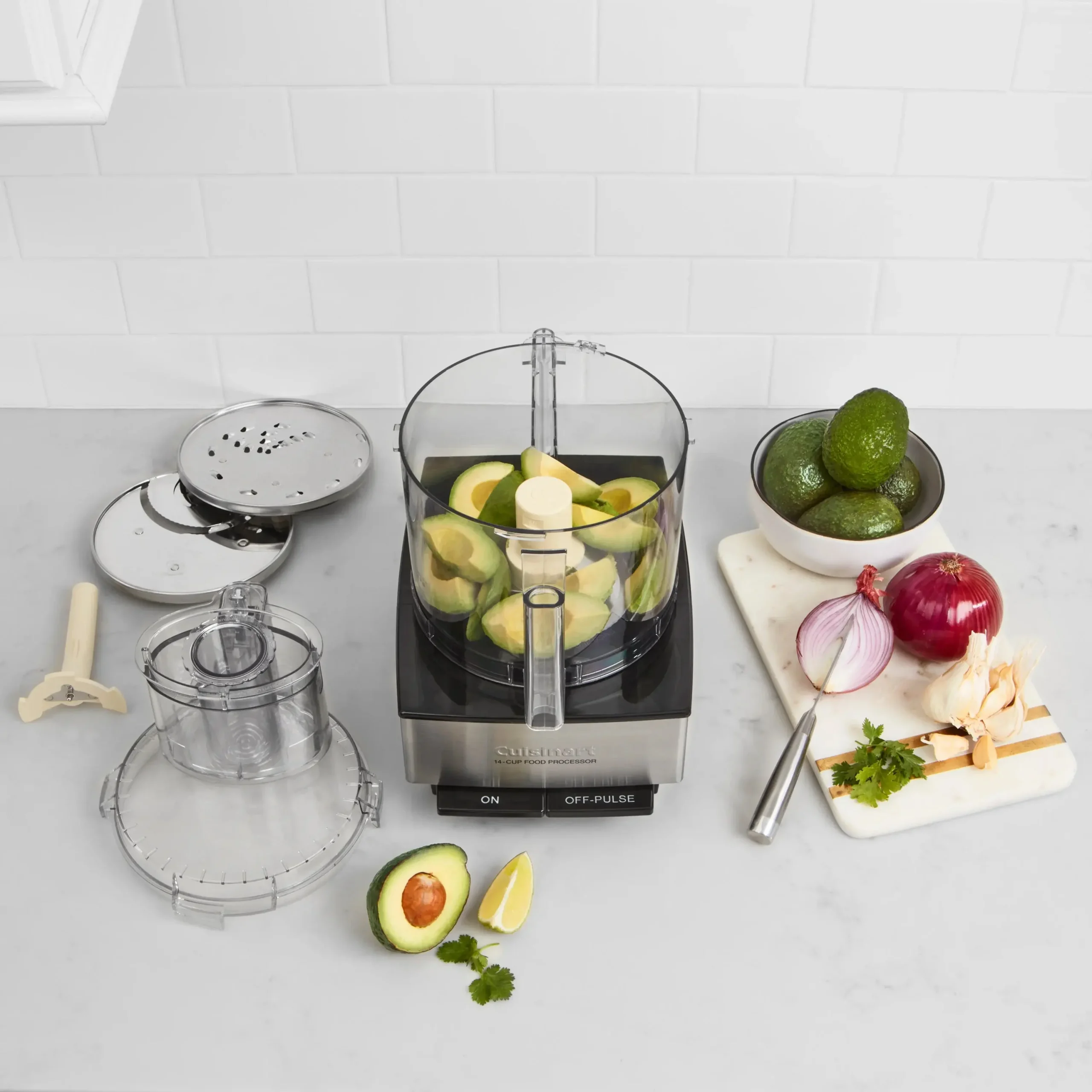 Cuisinart 14 Cup Food Processor Brushed Stainless - Image 2