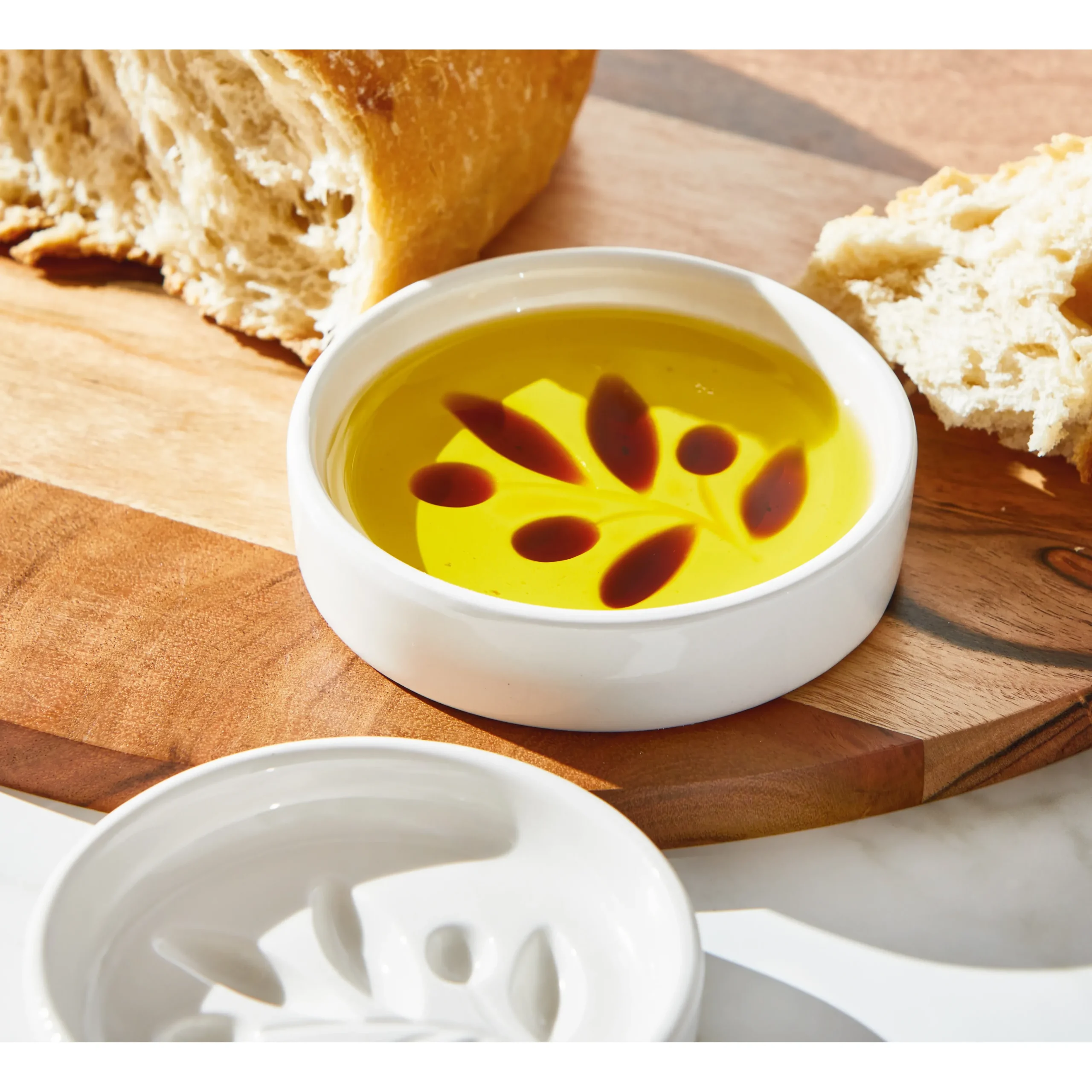 Olive Branch Oil & Vinegar Dipping Dish - Image 2