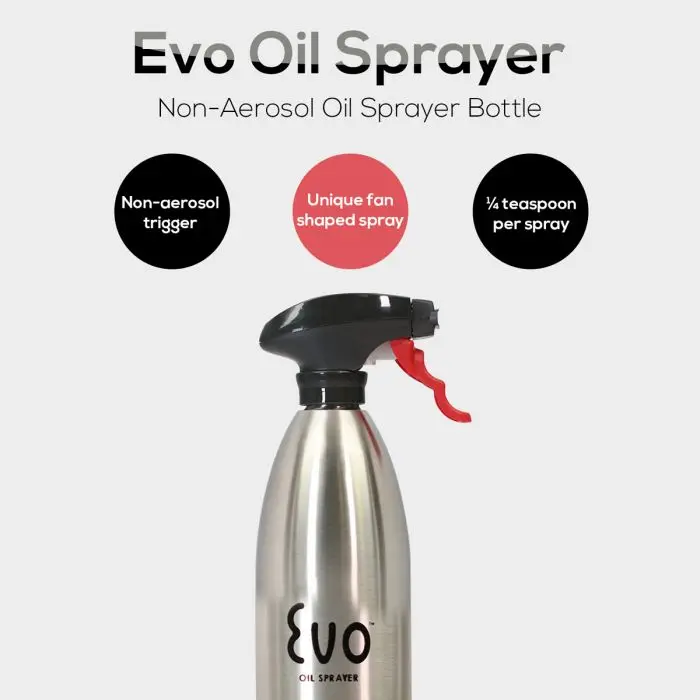 Evo Oil Sprayer. Stainless Steel. 16oz - Image 3
