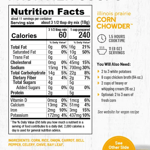 Frontier Soup Illinois Prairie Corn Chowder Mix - Image 2