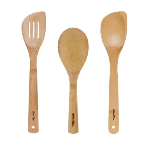 Helen's Asian Kitchen Bamboo Stir Fry Tools. 3 pc set