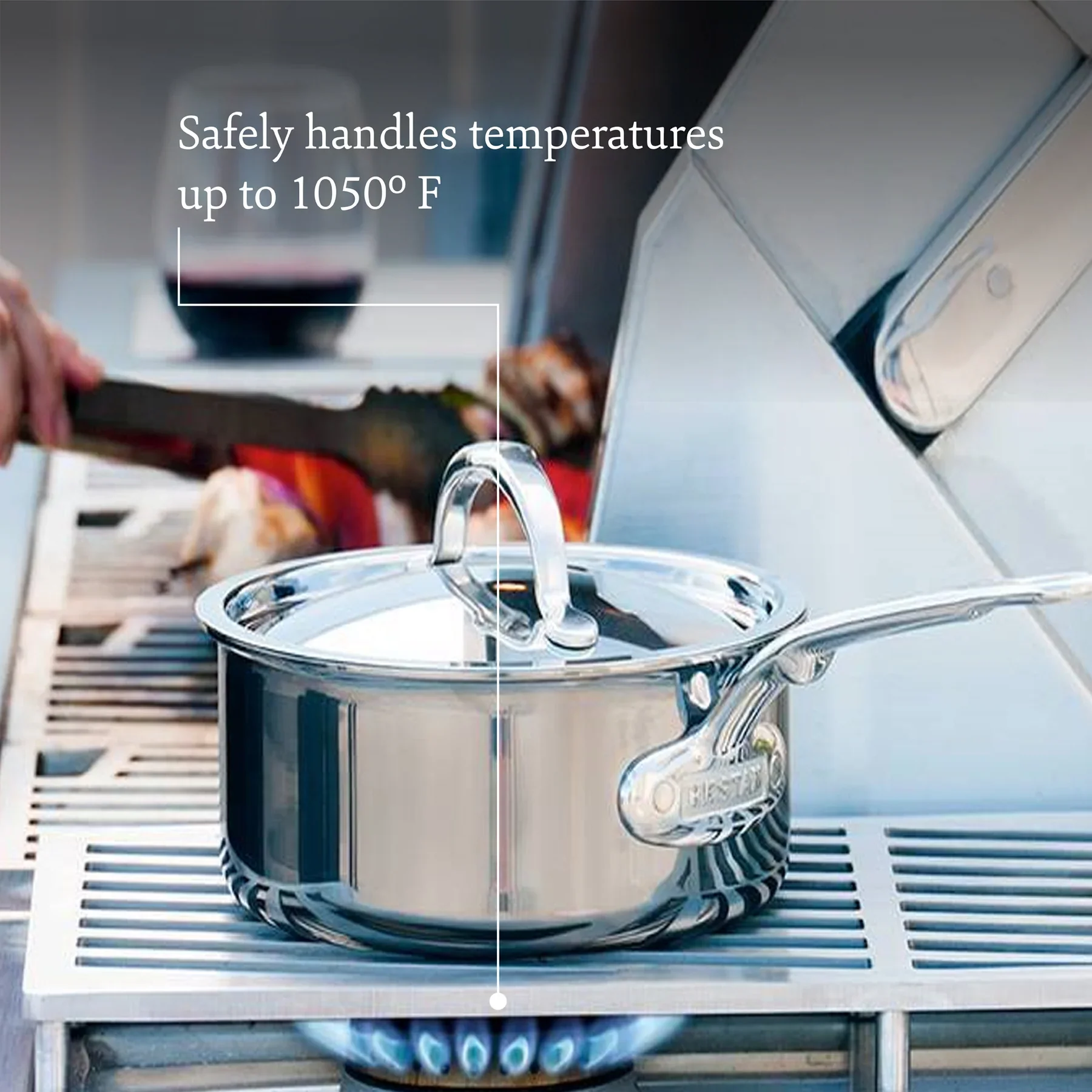 Hestan 10-Piece Titanium Ultimate Cookware Set - Image 6