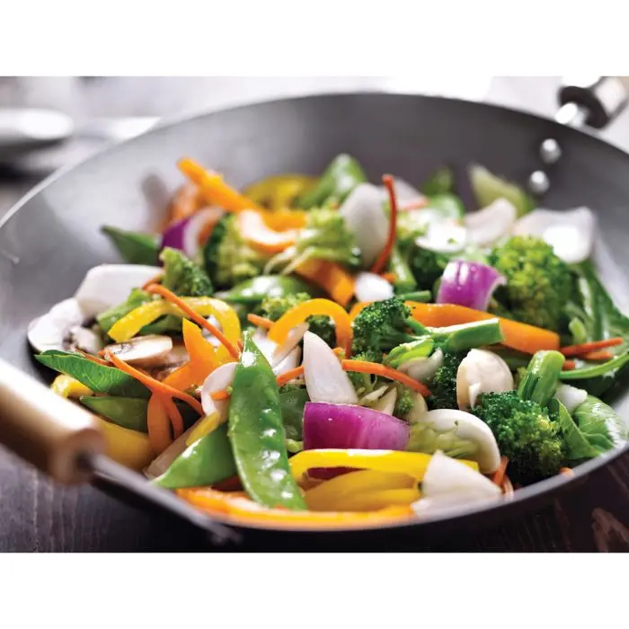 Helen's Asian Kitchen Carbon Steel Stir Fry Pan. 14in - Image 3