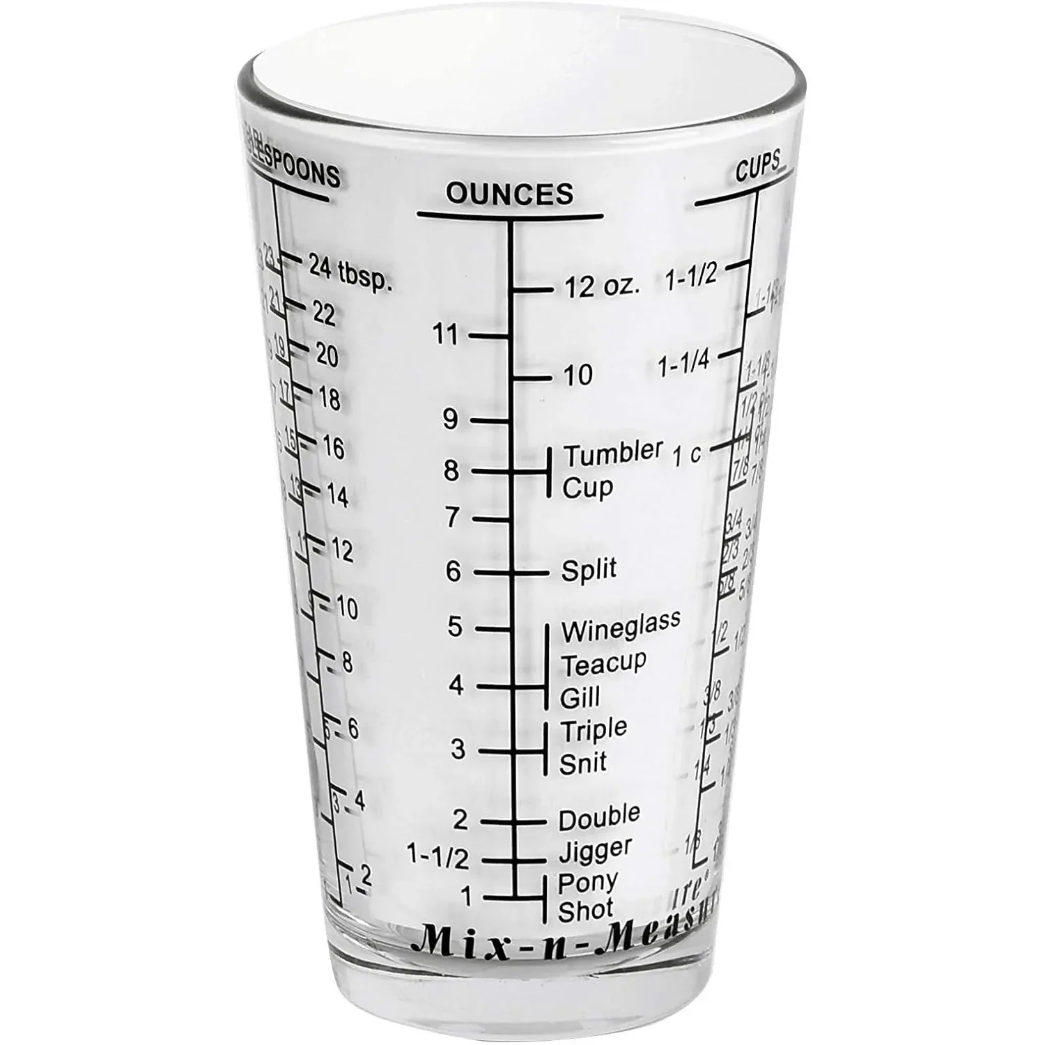 Kolder Glass Mix-in-Measure. 2 Cup