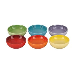 Le Creuset Pinch Bowl. Set of 6 - Multi color