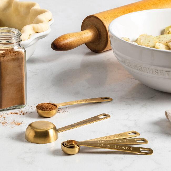 Le Creuset Gold Measuring Spoons - Set of 5 - Image 4