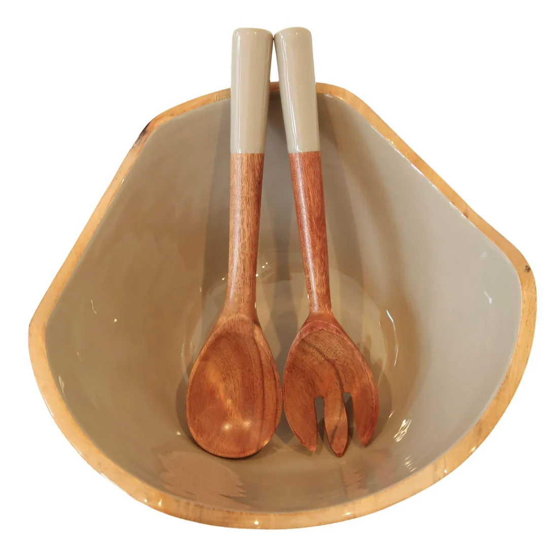 The Montauk Bowl + Salad Server Set - Image 4