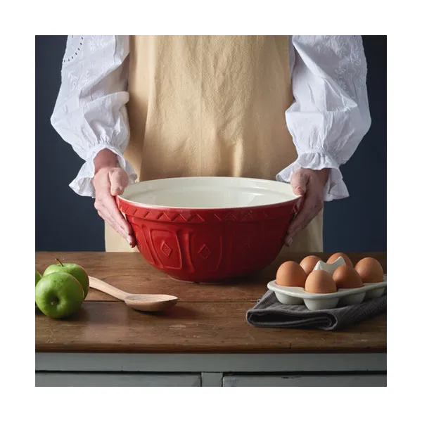 Mason Cash Red Cane Mixing Bowl S12 - Image 2