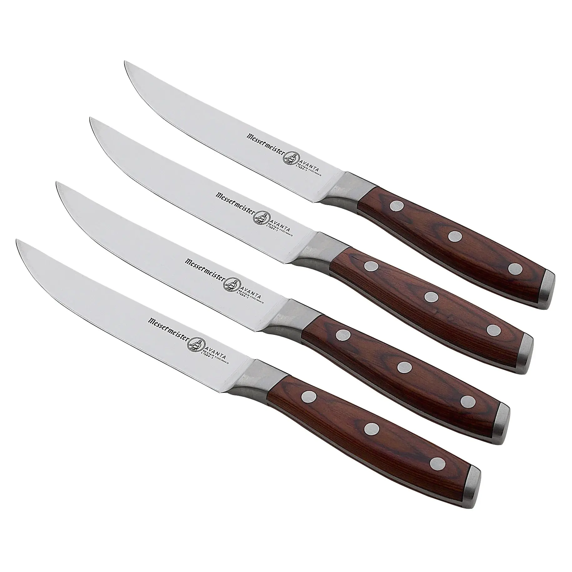 Avanta 4 Piece Pakkawood Steak Knife Set - Image 2
