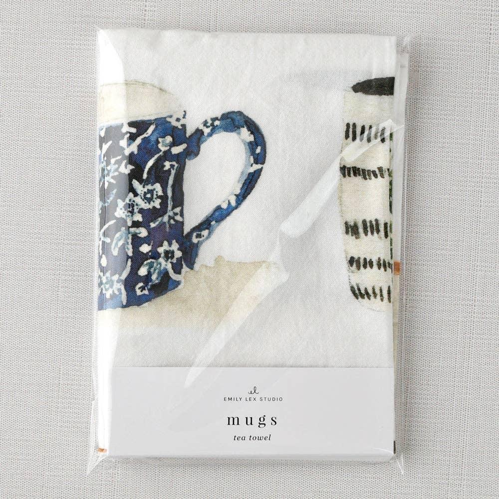Mugs Tea Towel - Image 3