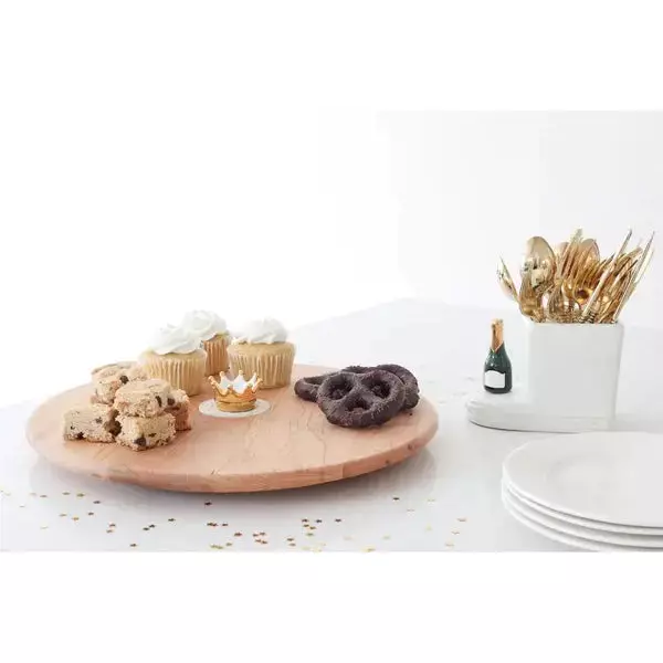 L4M Nora Fleming Platter Maple Lazy Susan DT - Image 2