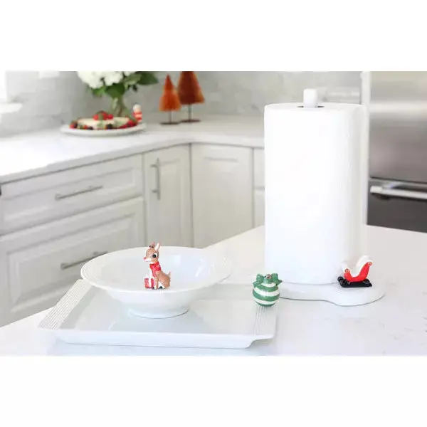 Nora Fleming Platter- Paper Towel Holder Pinstripe - Image 2