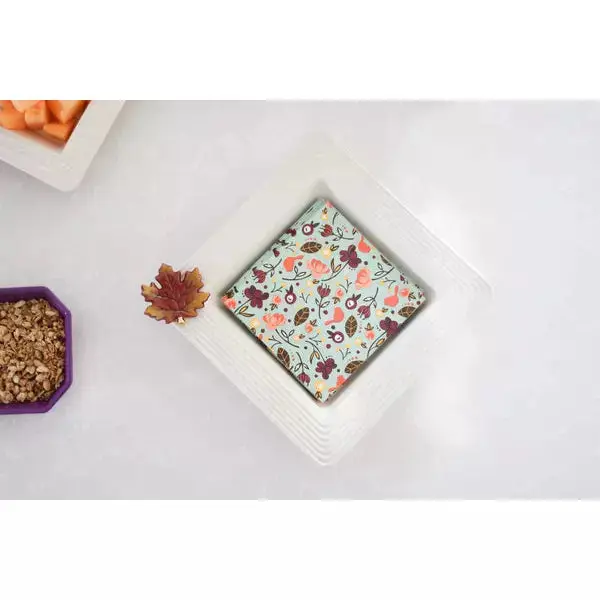 Nora Fleming Platter Pinstripes Napkin + Candy Holder - Image 2