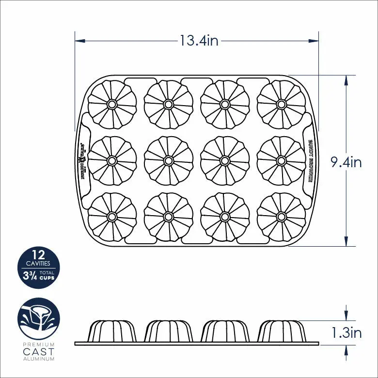Nordic Ware Bundt® Brownie Pan - Image 6